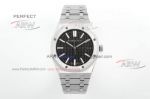 Best Clone Audemars Piguet Royal Oak 50th Anniversary Black Dial Stainless Steel Watch 